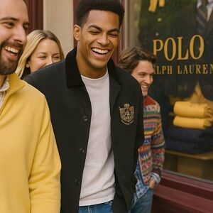 Polo by Ralph Lauren Black Bomber Jacket
